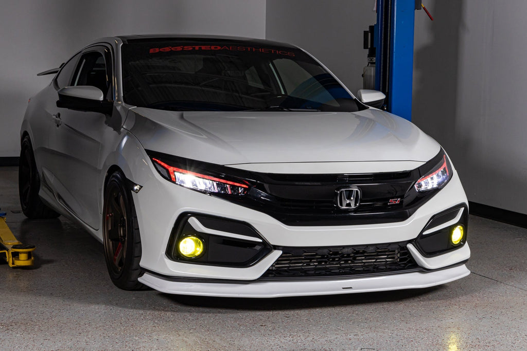 Fari Anteriori OLM Serie Gamma RGB per Honda Civic 2016-2021: Illuminazione Personalizzabile Avanzata