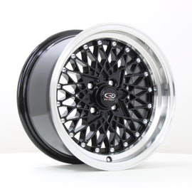 Cerchio in lega Rota Wheels OS Mesh 15x8 4x100 ET20 Gloss Black Polished Lip