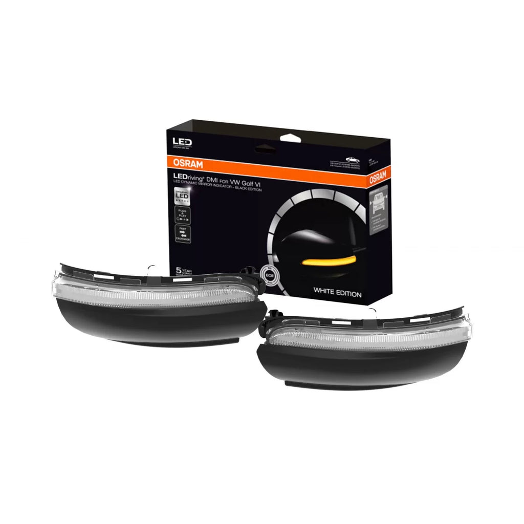 Osram cromato LED dinamico Indicatori di direzione per specchietti on VW Golf 6 2008-2013, Touran 2010-2015