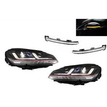 Osram Full LED fari anteriori con dinamico Frecce specchietti per VW Golf 7 VII (2012-2017) rosso GTI conversione
