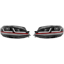 Osram LEDriving GTi Edition LED Set fari anteriori per VW Golf 7.5 2017-2020 con nero base, sinistro e destro, per il