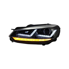 Osram xenon conversione fari anteriori LEDriving per VW Golf 6 VI (2008-2012) cromato LED dinamico sequenziale