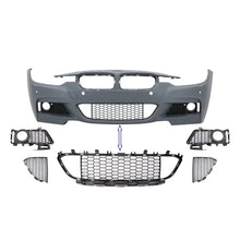 Pack Paraurti anteriore inferiore griglie per BMW Serie 3 F30 F31 M-Tech (2011-2019)