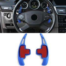 Paddle Shifter estensione alluminio blu per Mercedes ML W166 W251 SLK R172