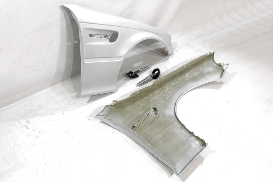 Parafanghi Anteriore BMW E46 Coupe 1998-2001 Look M3 BMW E46
