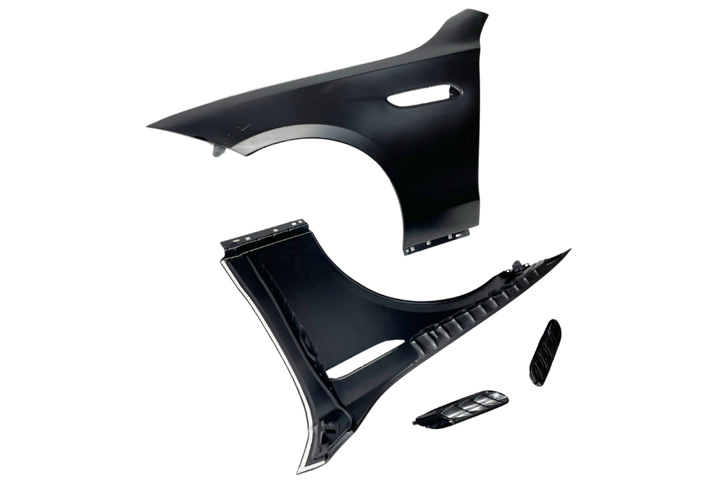 Parafanghi Anteriore Mercedes W206 Sedan/SW/Coupe Look C63 Alluminio Mercedes W206