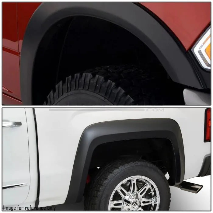 Dettaglio kit 4 parafanghi Dodge Ram non dually