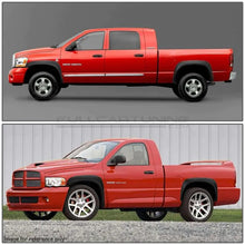 Carica l'immagine nel visualizzatore di Gallery, Vista laterale allargamenti parafanghi Dodge Ram 2002-2008