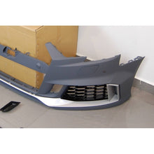 Paraurti Anteriore Audi A3 8V 2016-2019 4 Porte / Cabriolet Look RS3 con Spoiler Anteriore Nero Lucido Audi A3 8V