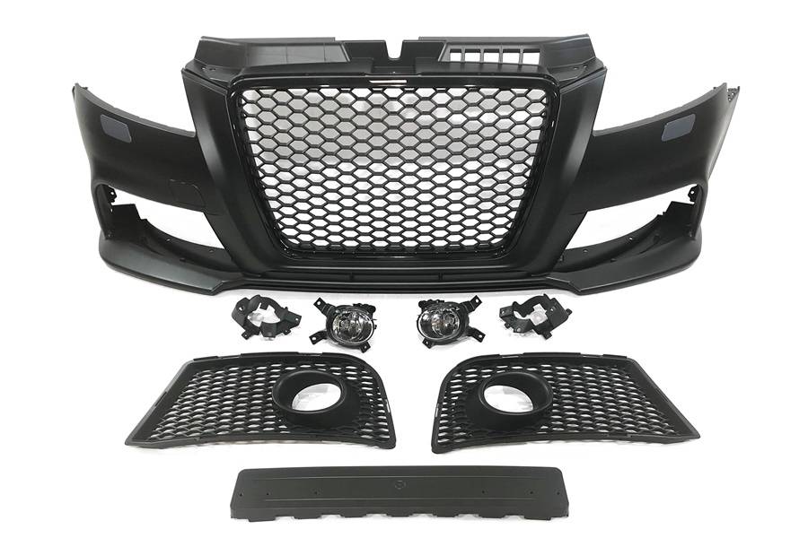 Paraurti Anteriore Audi A3 Y Sportback 09-12 Look RS3 ABS Nebbia Audi A3