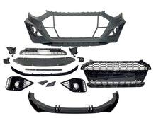 Carica l'immagine nel visualizzatore di Gallery, Paraurti Anteriore Audi A4 2020+ Look RS4 Spoiler Anteriore Audi A4