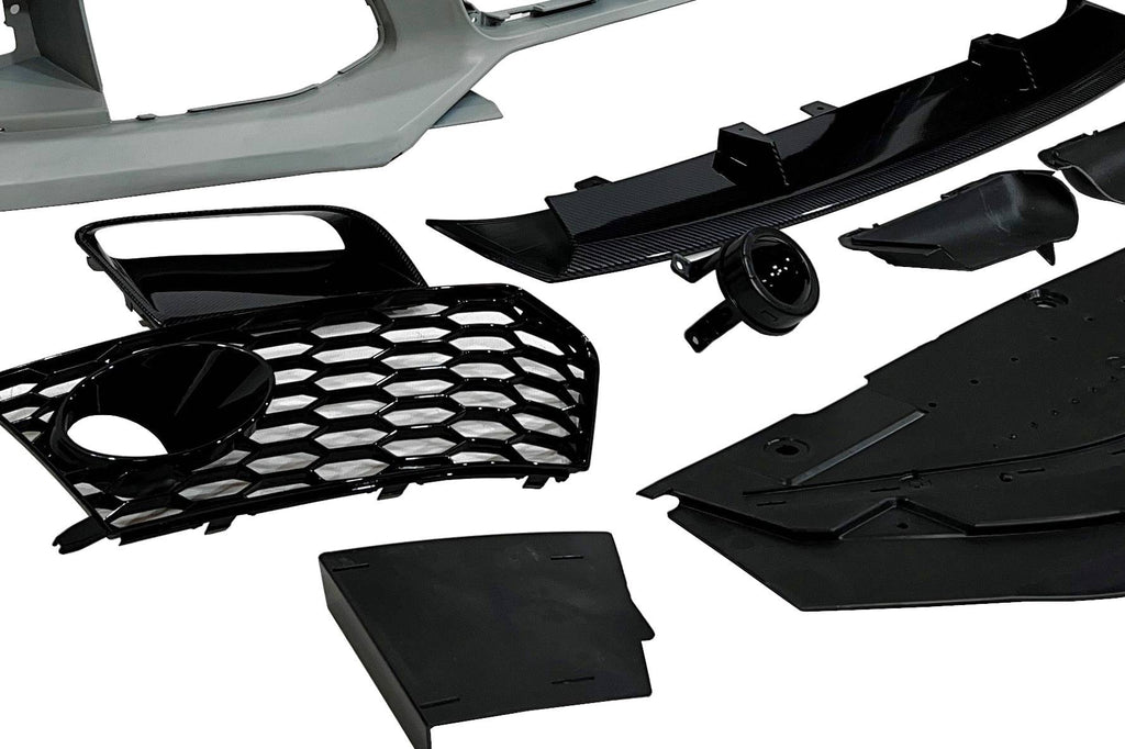 Paraurti Anteriore Audi A6 2015-2018 C7 Look RS6 Carbonio Audi A6