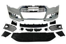 Carica l'immagine nel visualizzatore di Gallery, Paraurti Anteriore Audi A6 2015-2018 C7 Look RS6 Carbonio Audi A6