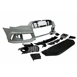 Paraurti Anteriore Audi A6 2015-2018 C7 conversione in RS6 Carbonio