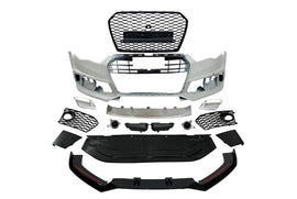 Paraurti Anteriore Audi A6 2015-2018 C7 Look RS6 Spoiler Anteriore Fotocamera Audi A6