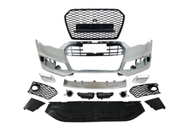Paraurti Anteriore Audi A6 2015-2018 C7 Look RS6 Spoiler Anteriore Fotocamera Audi A6