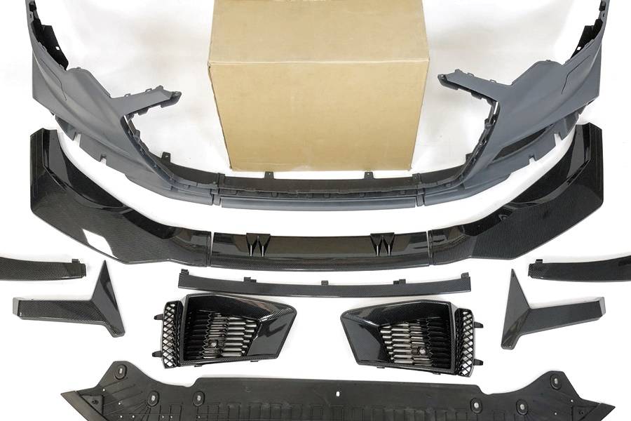 Paraurti Anteriore Audi A6 C8 2020+ Look RS6 Carbonio Audi A6