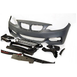 Paraurti Anteriore BMW Serie 2 F22 / F23 conversione in M Performance ABS