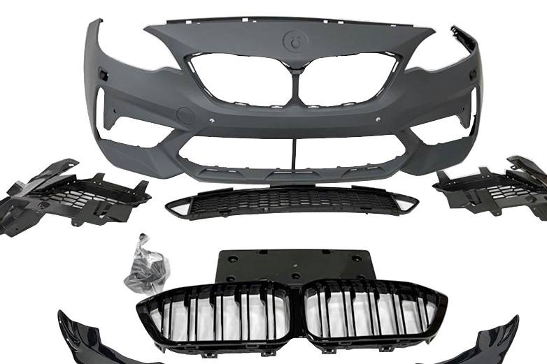 Paraurti Anteriore BMW F22 / F23 Look M2C Spoiler anteriore BMW F22 / F23