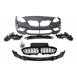 Paraurti Anteriore BMW Serie 2 F22 / F23 conversione in M2 Competition Lip Paraurti Anteriore