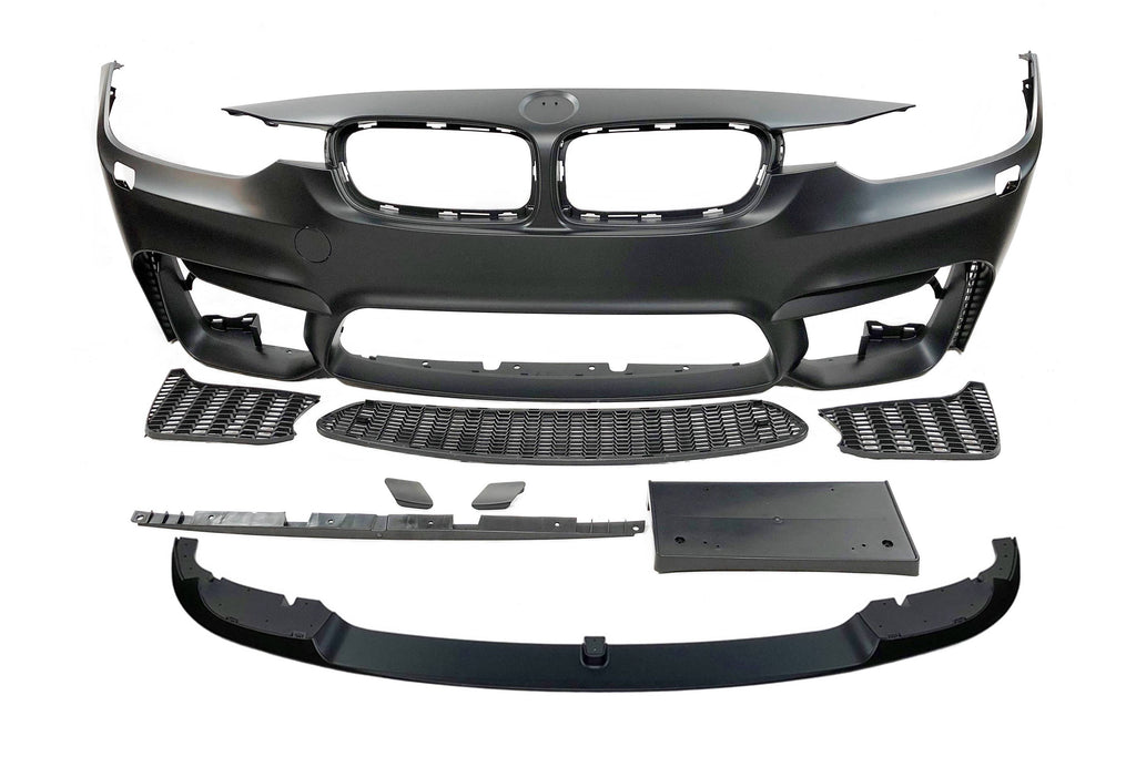 Paraurti Anteriore BMW F30-F31 Look M4 Lip Spoiler ABS BMW F30