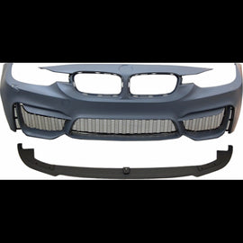 Paraurti Anteriore BMW Serie 3 F30-F31 conversione in M4 Lip Spoiler ABS