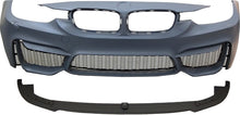 Carica l'immagine nel visualizzatore di Gallery, Paraurti Anteriore BMW F30-F31 Look M4 Lip Spoiler ABS BMW F30