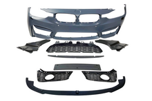 Carica l'immagine nel visualizzatore di Gallery, Paraurti Anteriore BMW F30 / F31 Look M-Tech ABS Alloggi Fendinebbia BMW F30