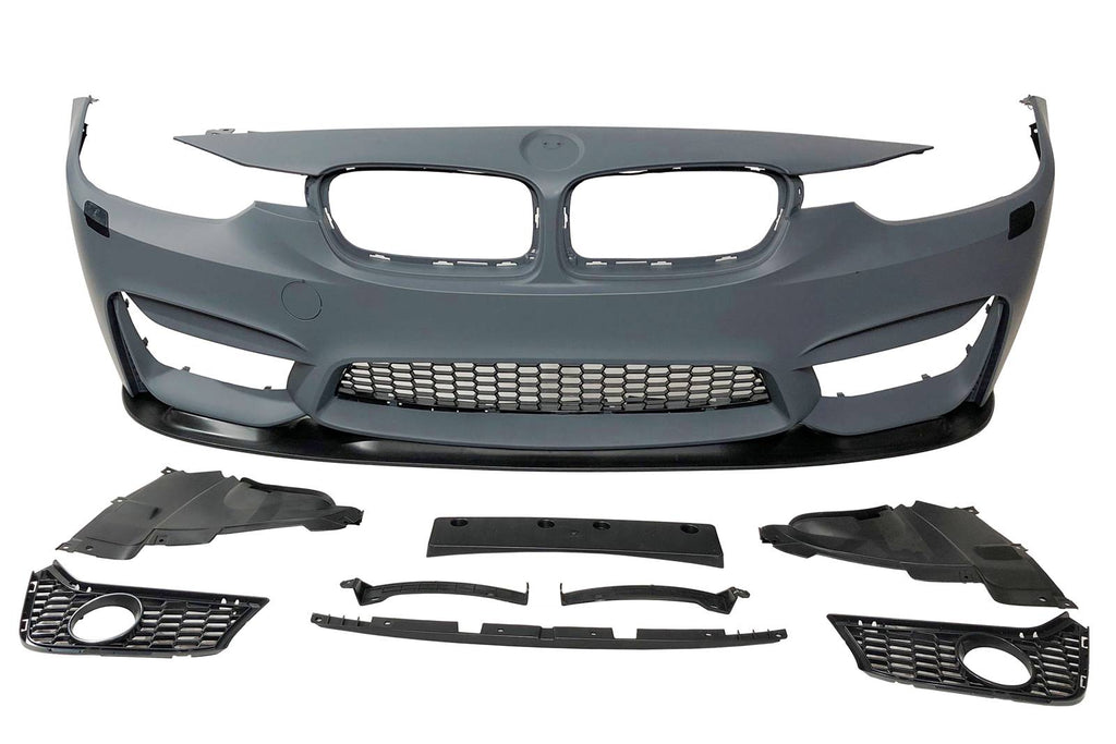 Paraurti Anteriore BMW F30-F31 Look M4 Spoiler Anteriore BMW F30