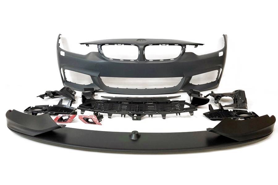 Paraurti Anteriore BMW F32 F33 F36 Look M Performance Spoiler ABS BMW F32