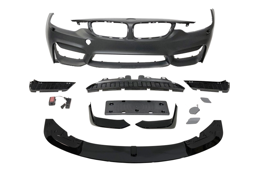 Paraurti Anteriore BMW F32 F33 F36 Look M4 II Lip spoiler BMW F32