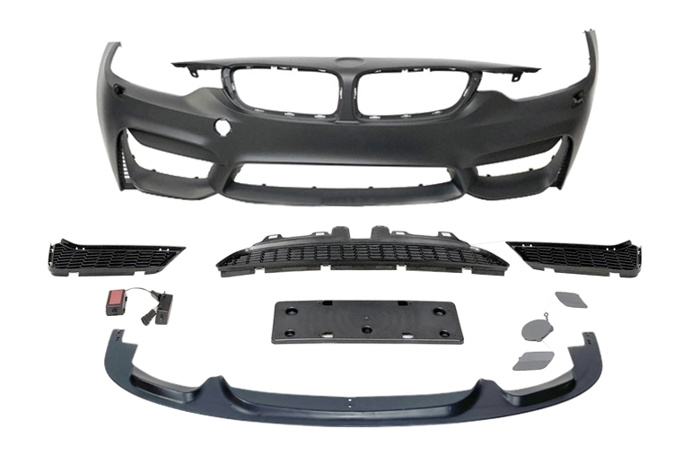 Paraurti Anteriore BMW F32 F33 F36 Look M4 III Lip spoiler BMW F32