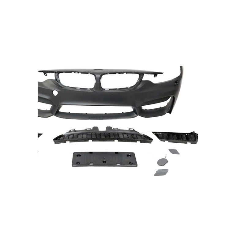 Paraurti Anteriore BMW Serie 4 F32 / F33 / F36 Look M4 II con Spoiler Anteriore BMW F32