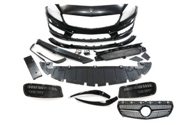 Paraurti Anteriore Mercedes W176 2012-2015 A45 Look AMG Sensori Griglia Mercedes W176