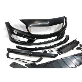 Paraurti Anteriore Mercedes Classe A W176 2012-2015 A45 conversione in AMG Sensori Griglia