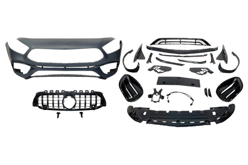 Paraurti Anteriore Mercedes W177 / V177 2023+ Look A45S Spoiler Anteriore Mercedes W177
