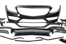 Carica l'immagine nel visualizzatore di Gallery, Paraurti Anteriore Mercedes W205 2014-2018 Coupe / 4P / SW look AMG C63 Mercedes W205