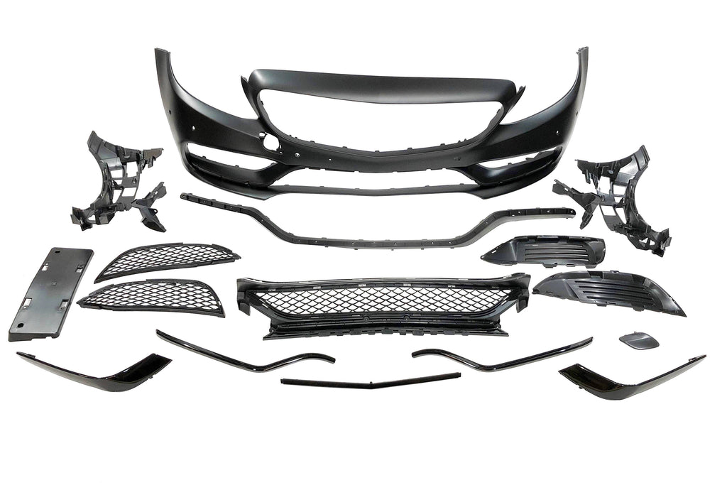 Paraurti Anteriore Mercedes W205 2014-2018 Coupe / 4P / SW look AMG C63 Mercedes W205