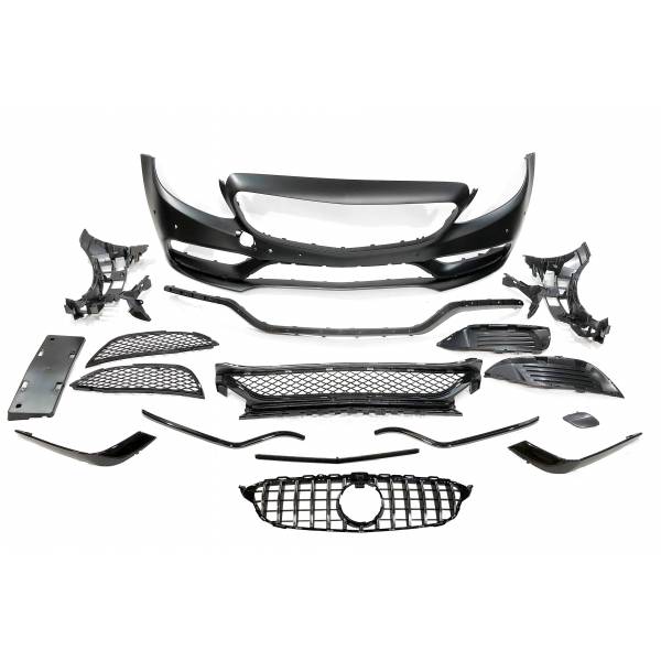 Paraurti Anteriore Mercedes Classe C W205 2014-2018 2P / 4 Porte / SW conversione in AMG C63