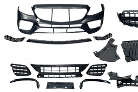 Paraurti Anteriore Mercedes W213 4p 2016-2019 / C238 look AMG E63 Mercedes W213