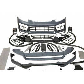 Paraurti Anteriore Porsche Cayenne 2011-2014 conversione in 2020 Turbo Spoiler