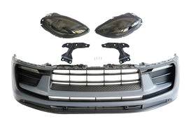 Paraurti Anteriore Porsche Macan 2014-2018 Look 2023 Fanali Posteriori Porsche Macan