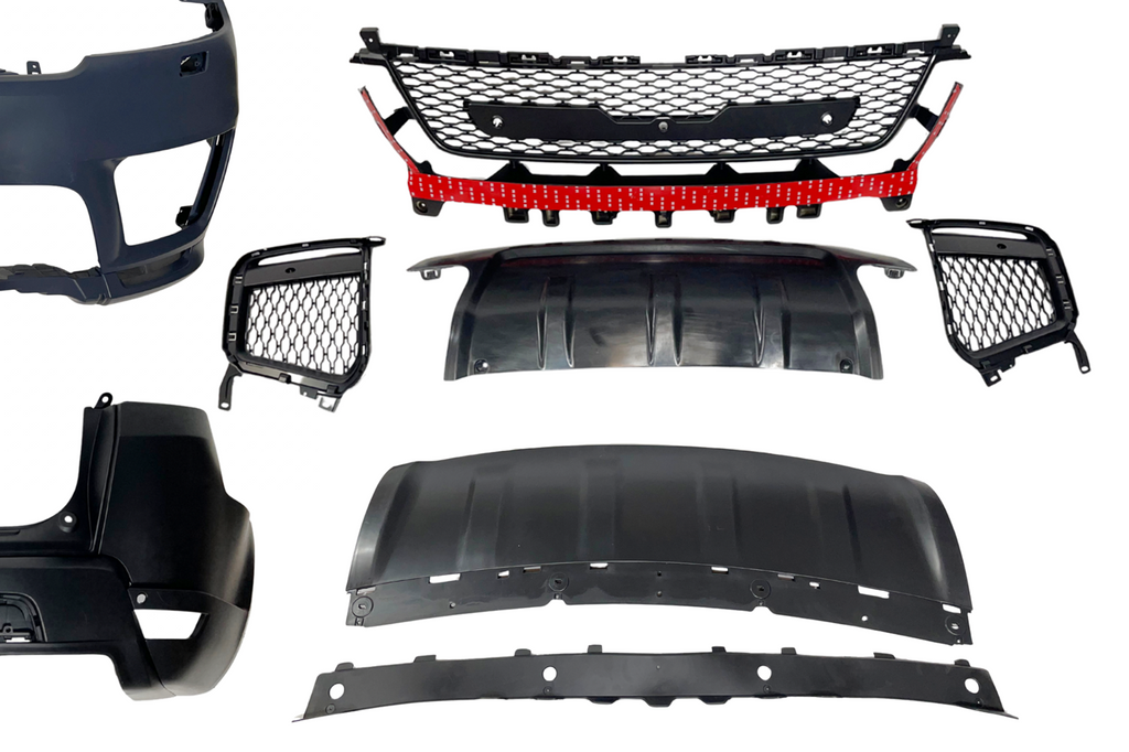 Paraurti Anteriore Range Rover Sport L494 Facelift 2018+ Look SVR Model II Land Rover Range