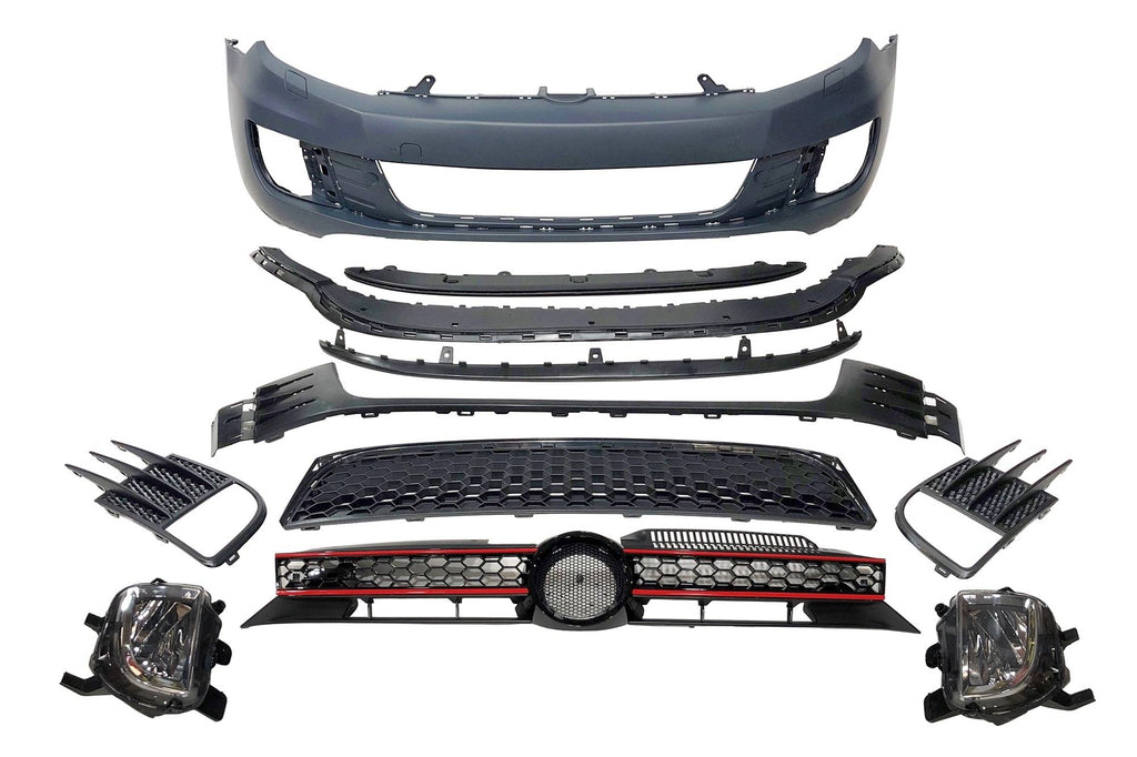 Paraurti Anteriore Volkswagen Golf 6 Look GTI Volkswagen Golf 6
