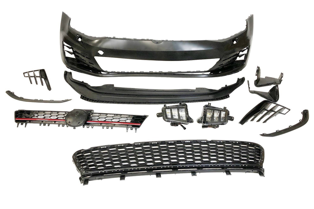 Paraurti Anteriore Volkswagen Golf 7 3/5P look GTI Volkswagen Golf 7