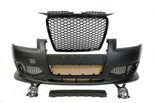 Carica l'immagine nel visualizzatore di Gallery, Paraurti Anteriori Audi A3 05-08 Look RS3 Black Fari Fendinebbia Audi A3