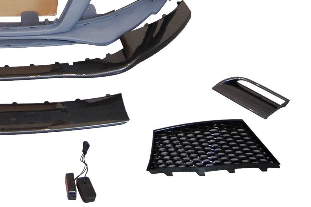 Paraurti Anteriori Audi TT 06-14 8J Look RS Spoiler Look Carbonio Audi TT