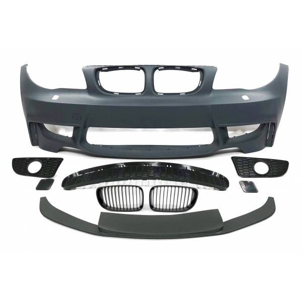Paraurti Anteriore BMW Serie 1 E82 / E88 / E87 / E81 conversione in M1 Lip Paraurti Anteriore