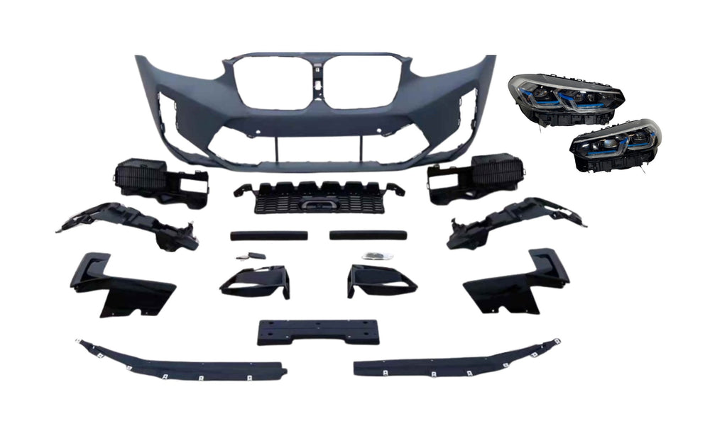 Paraurti Anteriori BMW G01 X3 / G02 X4 2017-2021Look X3M LCI / X4M LCI BMW G01