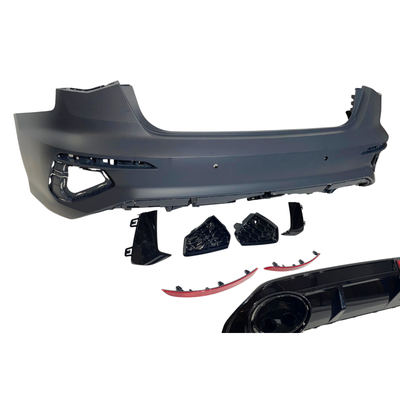 Paraurti Posteriore Audi A3 8Y Sportback 2019-2024 Look RS3 LED